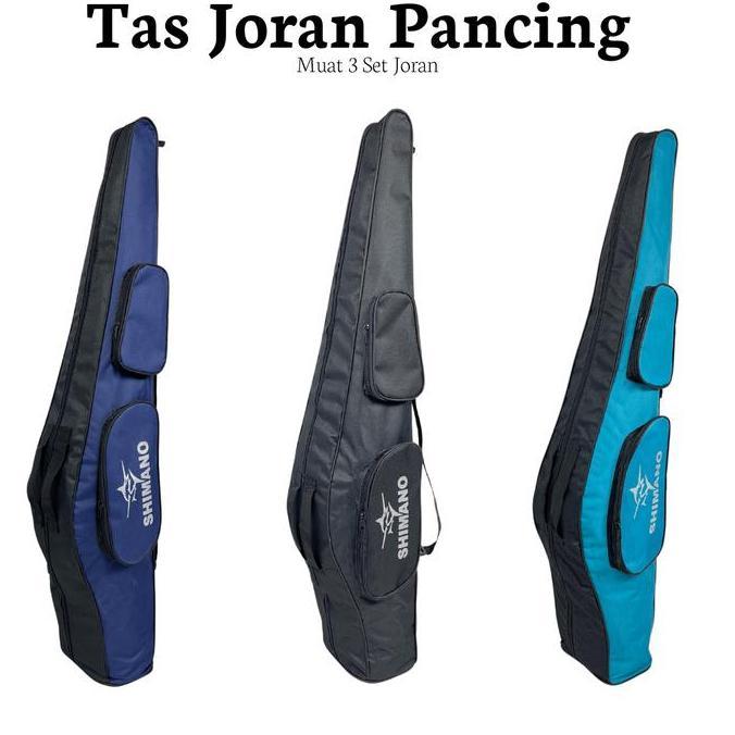 sahaneka2 - tas joran pancing ransel muat 3 set joran anti air