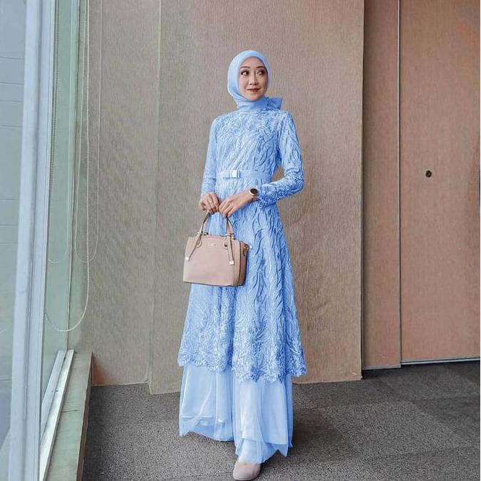 HEMAT LUAR BIASA ALMIRA GAMIS WANITA BRUKAT MUSLIM KEKINIAN FASHION CANTIK HEMAT LUAR BIASA