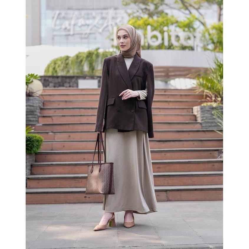 Murah Heaven Lights - Carissa Dress - Inner Dress Polos Wanita Muslim Non COD