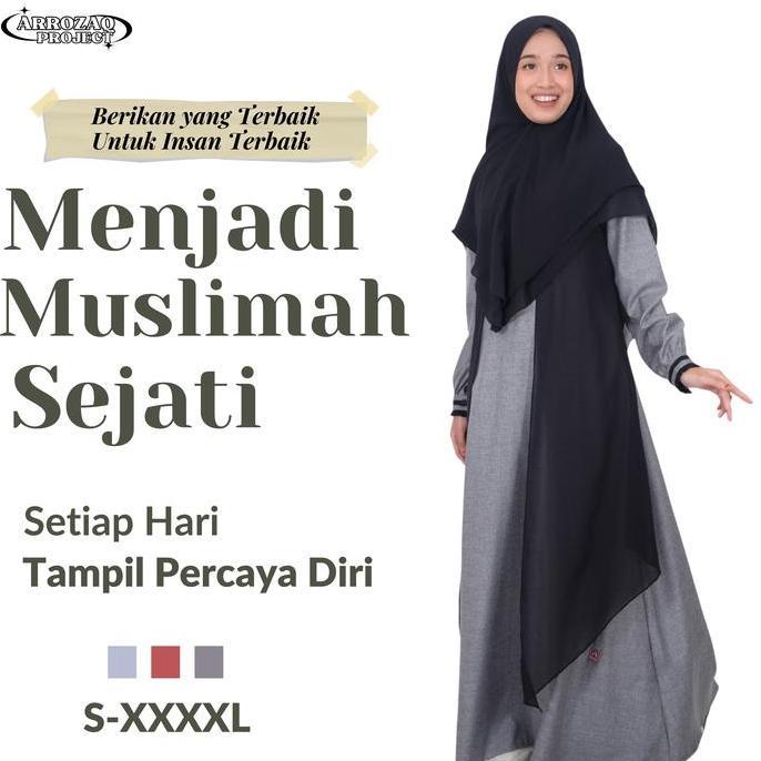 PROMO Baju Gamis Ibu Muslim Wanita Dres Muslimah Series Madina Premium Jumbo PROMO
