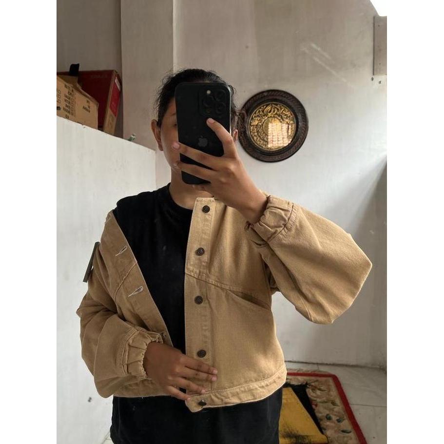 Willply Jaket Jaens Oversize Wanita Jumbo Warna Light Snow Black Snow Brown Ld 130 Baju Denim Jeans 