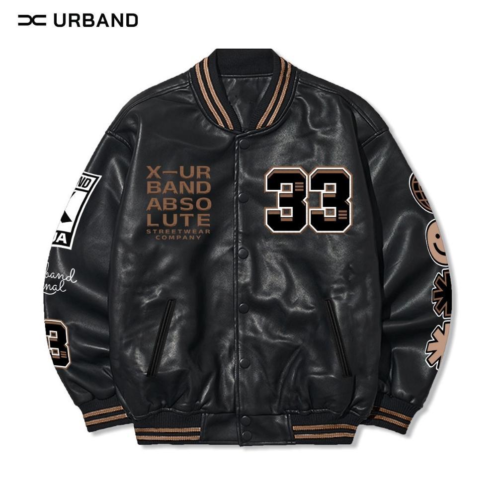 Promo Terbaru X Urband Absolute Jaket Varsity Leather Sintetis A505