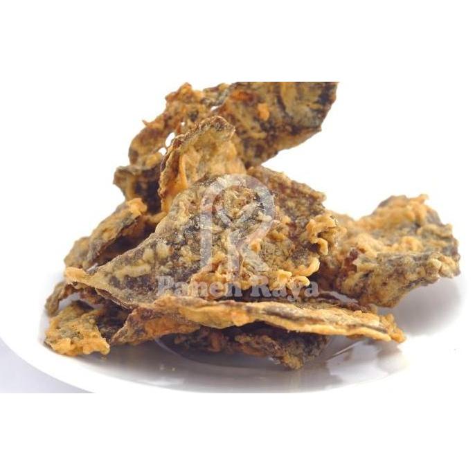 Keripik Paru Sapi Goreng Crispy PR 100gr Camilan Kripik Cemilan