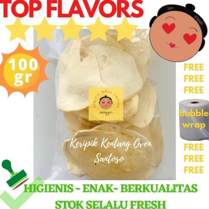 KERIPIK KENTANG OVEN CAP SANTOSO POTATO CHIPS KHAS BATU MALANG