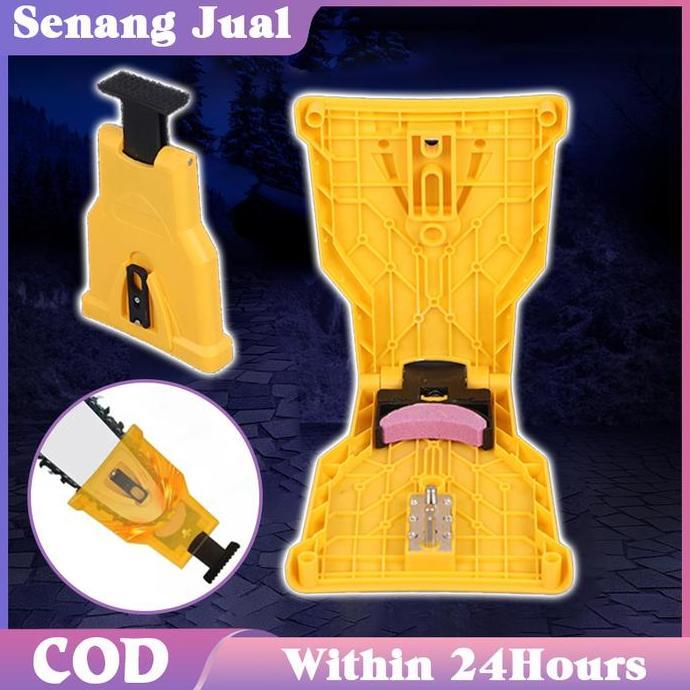 YORKSHIREY Alat Asah Gergaji Mesin Kayu Pengasah Mata Gergaji Asahan Rantai Chainsaw