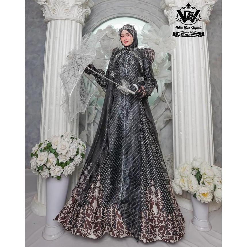 Murah GAMIS SET OUTER RIZQIA WINDES DAN ALINA DWINA MUSLIM MEWAH Non COD