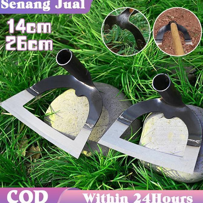 TOEVSKY Cangkul Kebun Cangkul Bajak Pertanian Alat Cangkul Rumput Cangkul Tanaman