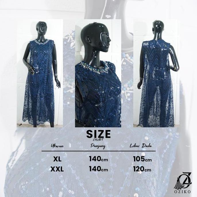 Murah VEST OUTER OZIKO TILE HANA 03167 LD 105 120 I Outer Kondangan Muslimah I Luaran Outfit Wanita 