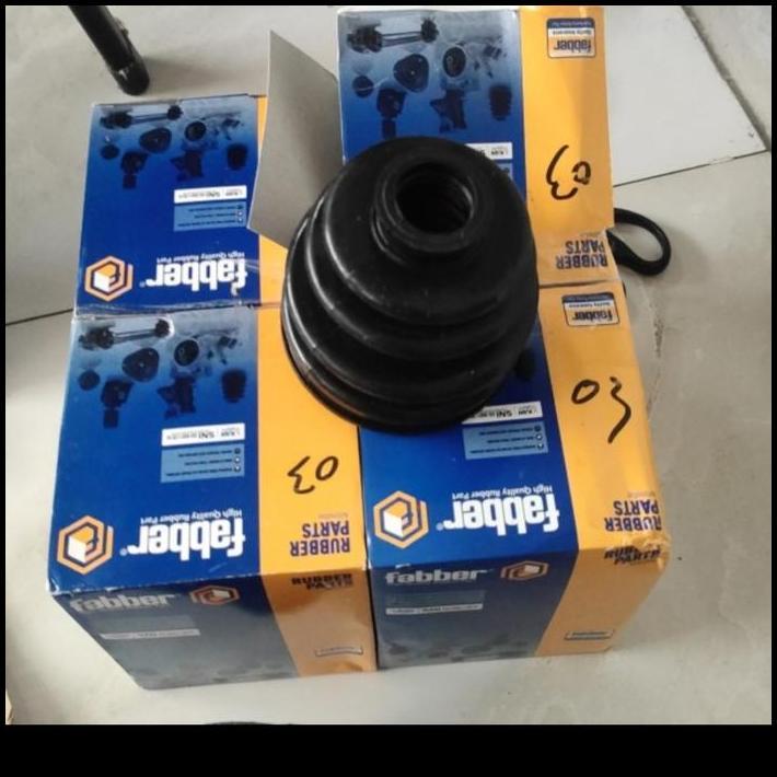 TERLARIS KARET BOOT CV JOINT AS RODA DEPAN DALAM LANCER CB4 HEIKER
