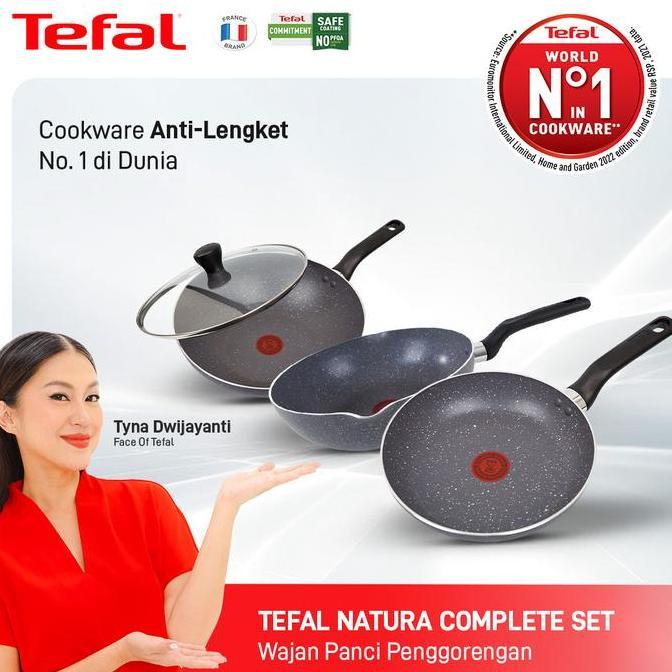 Tefal Natura Complete Set - Wajan Panci Penggorengan - Wajan Panci Set