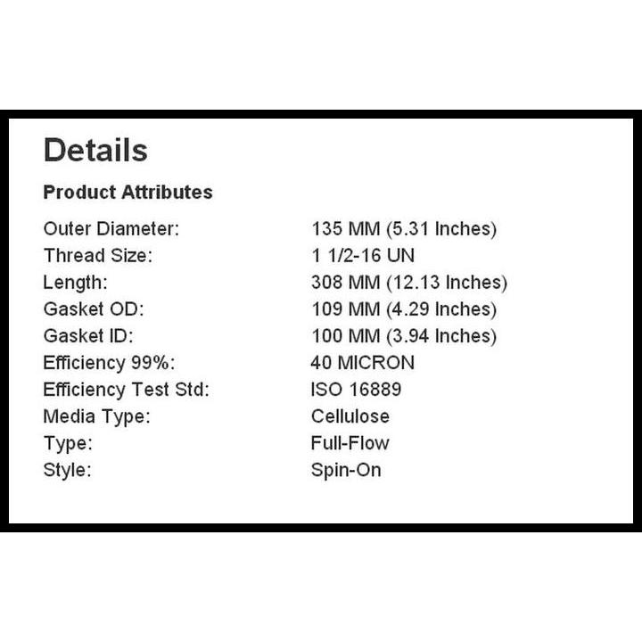 TERBARU FILTER DONALDSON P554005 OIL FILTER 