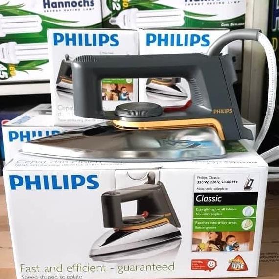 TERBARU - SETRIKA PHILIPS CLASSIC HD 1172 / DRY IRON / GOSOKAN PHILIPS 1172