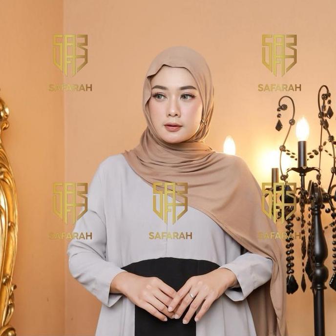 Paket Usaha 20Pcs Rayon Tancel Tanpa Label Dan Free Pouch / Murah Hijab Pashmina Viscose Rayon Mleyo