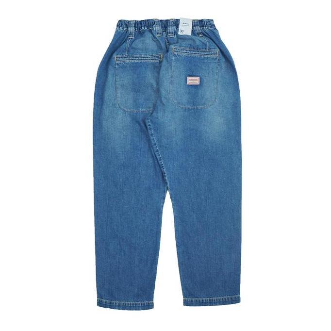 3Second Celana Straight Jeans Pria Loose Fit Light Denim Blue Wash Bennet 090823 (TERBAIK) (TERBARU)