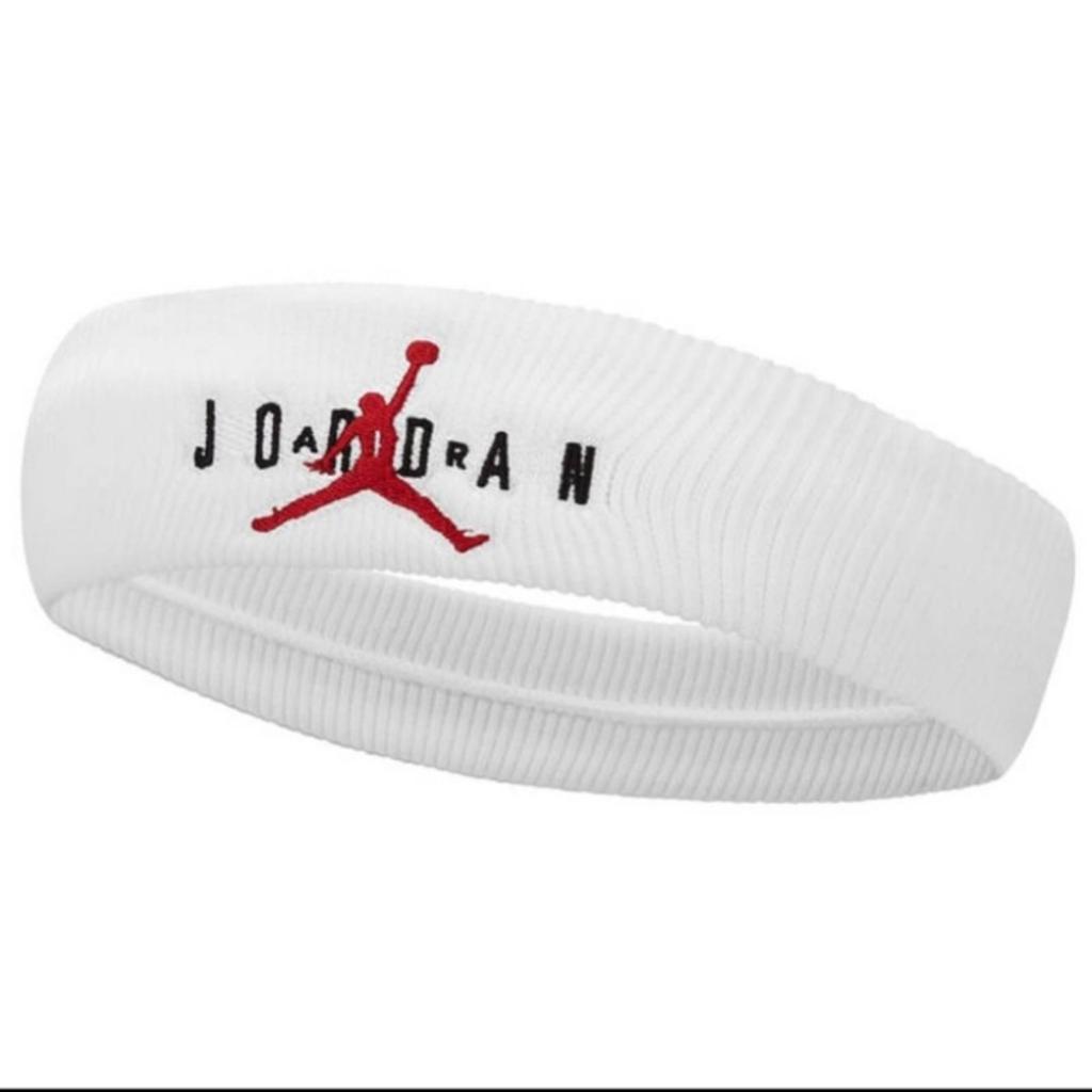 Jordan Headband Dry-Fit Swoosh White 100% Original J.100.7580.134