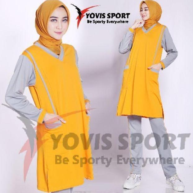 Setelan Tunik Wanita Yovis Sport