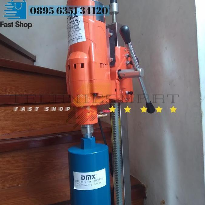 Terjangkau 8 Inch Mesin Bor Coring Beton Plus Mata Bor Coring Dmx