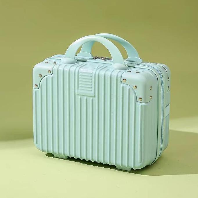 Koper 14 inch Mini Beauty Case tas make up koper Kosmetik Premium Kosmetik Box HI