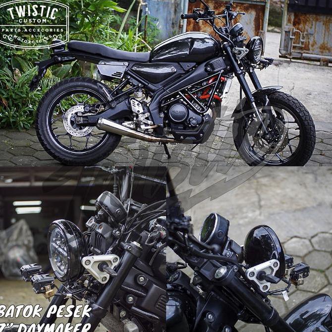 Cover Batok Pesek Lampu Daymaker 7 Inch Motor Custom Best Quality