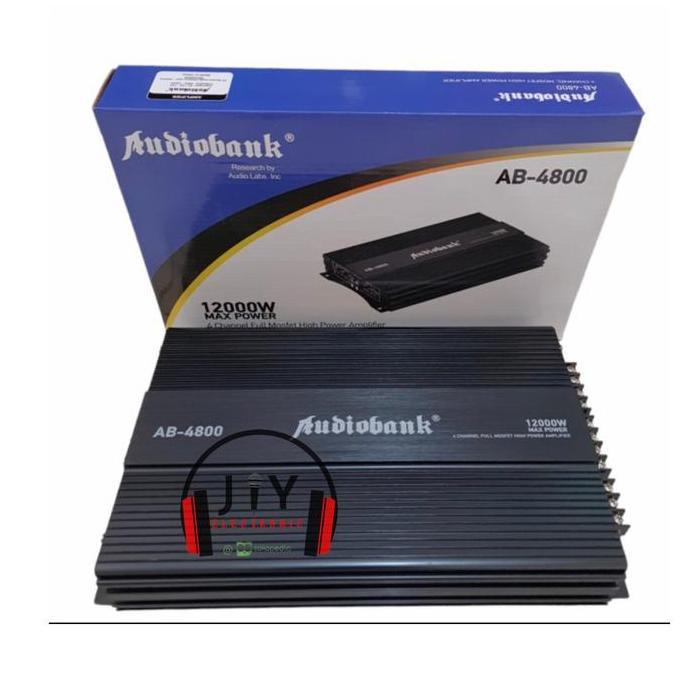 Power Amplifier Mobil 4 channel Audiobank AB-4800 AB 4800