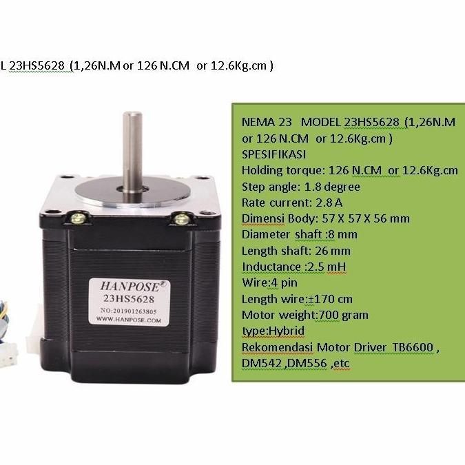 NEMA 23 23HS5628 stepper motor nema 23 TERMURAH