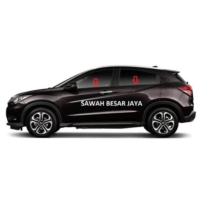 Weather Strip Karet Pelipit Plipit List Lis Garnish Bawah Kaca Pintu Luar Honda Hrv Hr-V S E Prestig