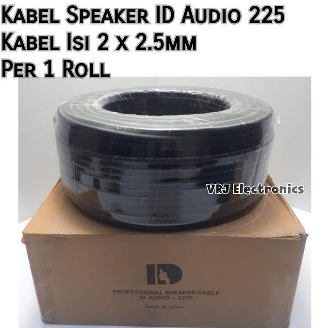 Kabel Speaker ID Audio 225 Kabel Isi 2 x 2.5mm Per 1 Roll