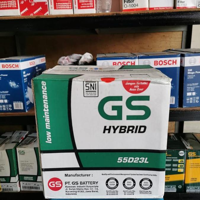 Aki Xtrail/ Aki BRV/ GS Hybrid 55D23L/ Aki Outlander/Aki innova Bensin