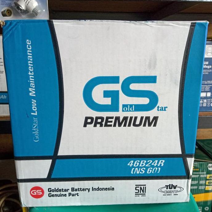 BEBAS ONGKIR - Aki Avanza/ Aki Xenia/Aki Rush/ GS Premium NS60 / GS NS 60 Goldstar