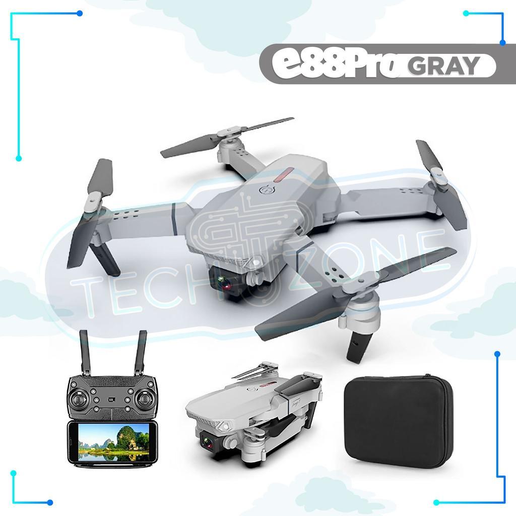 Drone E88Pro 4K Ultra Hd Foldable Drone Lipat Single Camera