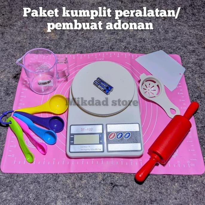 TERMURAH - paket pembuat kue lengkap/peralatan pembuat kue fullset