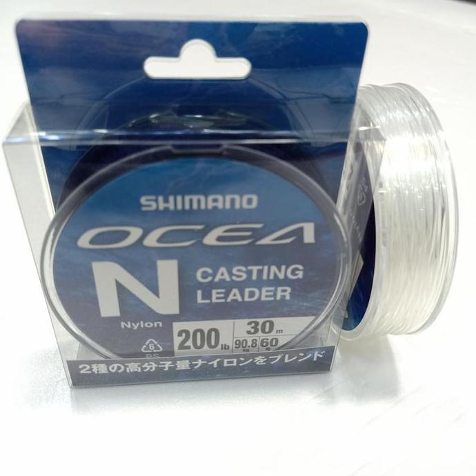 BEBAS ONGKIR - Senar Shimano nylon leader 200lbs 30m