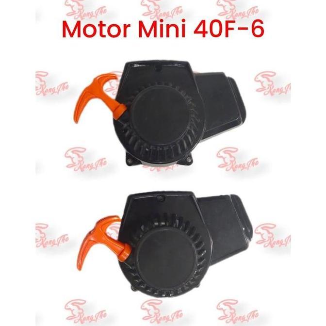 Recoil Starter Tarikan Engkol Motor Mini 40F-6 Mini Trail Motor Mesin Kecil TERBARU