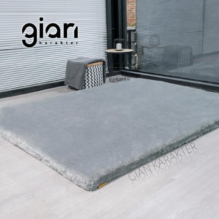 Surpet [Kasur Karpet] Bulu Empuk Polos 200cm 150cm - Gian Karakter