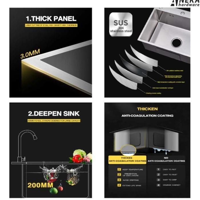 kitchen sink black merk JKM 5243