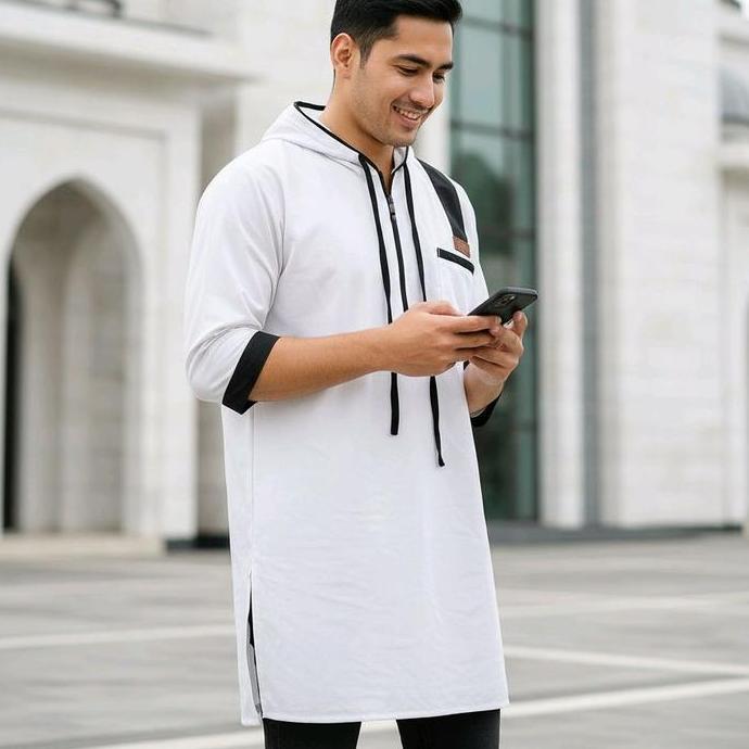 BEST SELLER  Koko Kurta Hoodie,koko Gaul,koko pakistan,koko melayu,Baju Muslim Pria Dewasa ,koko Mod