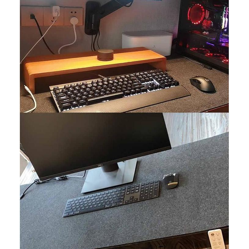 AK-01 Mousepad Exclusive Wool Felt Deskmat Deskpad Keyboard Mouse Pad