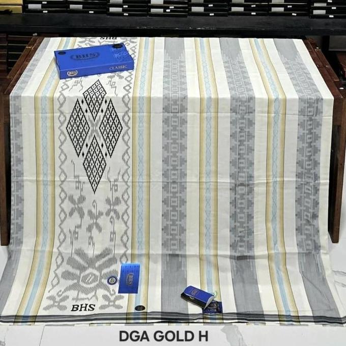 DISKON PROMO Sarung BHS Classic c44 c45 c48 Kualitas Gold BHS Cosmo Hitam Polos Grade Gold Silver Sa