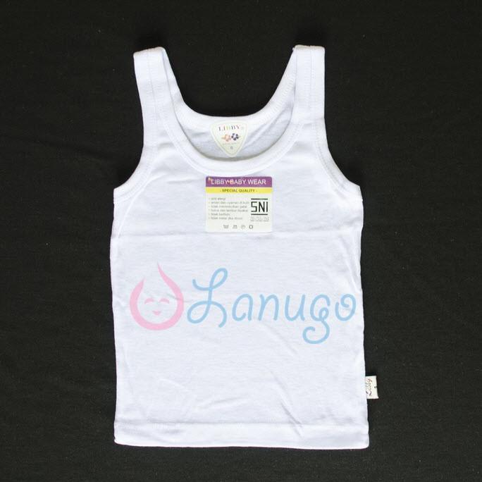 jg-8 LIBBY VELVET JUNIOR Singlet / Kaos Dalam Anak Putih | Baju Anak / Kaos Anak / Kaos Dalam Velvet