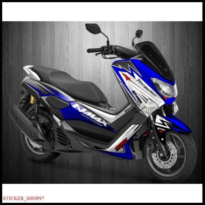 BEST DEAL STICKER DECAL YAMAHA NMAX PUTIH BIRU 