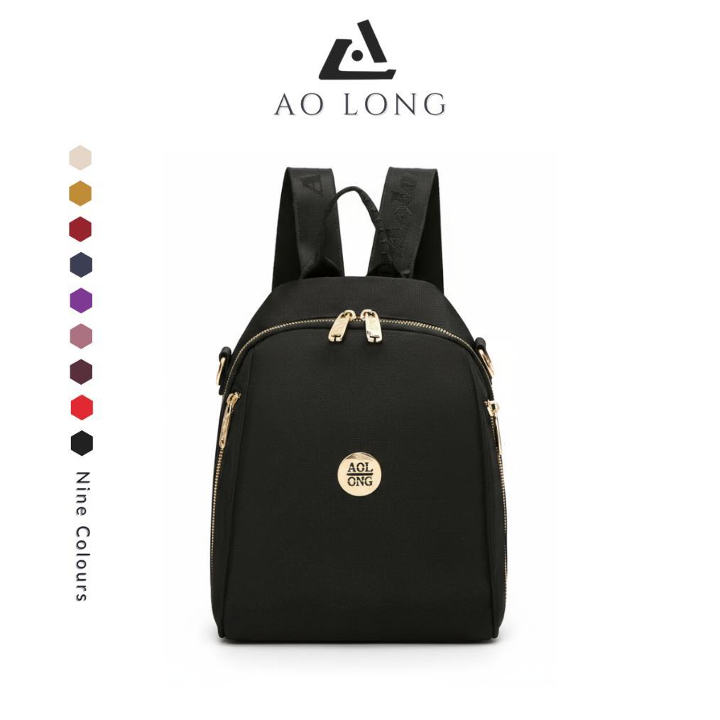 AOLONG BOTOL 0206# - Tas Ransel Fashion Wanita Cantik dan ELegan Bahan Kanvas Premium Bisa COD terla