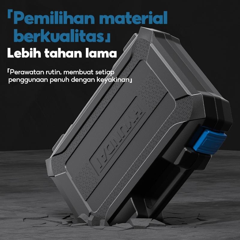 Hyundai Tool Box Set Lengkap Toolkit Set Alat Tukang Perkakas Full Set Alat Tukang Kayu Lengkap 1 Se