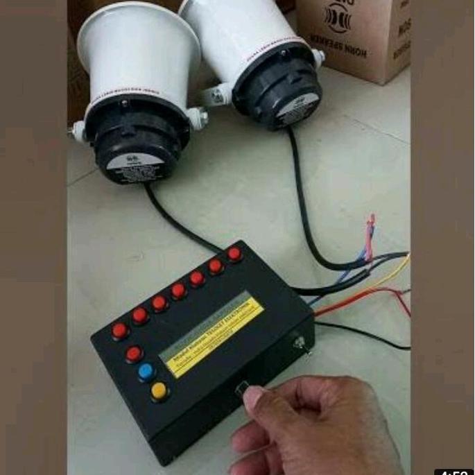 Klakson Truk / Klakson Bus / Klakson Telolet KLAKSON BASURI 8 TOMBOL DOUBLE TOA