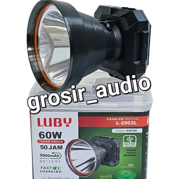 Murah Senter Kepala Luby L2903L L2903K ,Senter Head Luby 60W 2903 ,Senter Luby 60Watt ,Luby 60W Orig