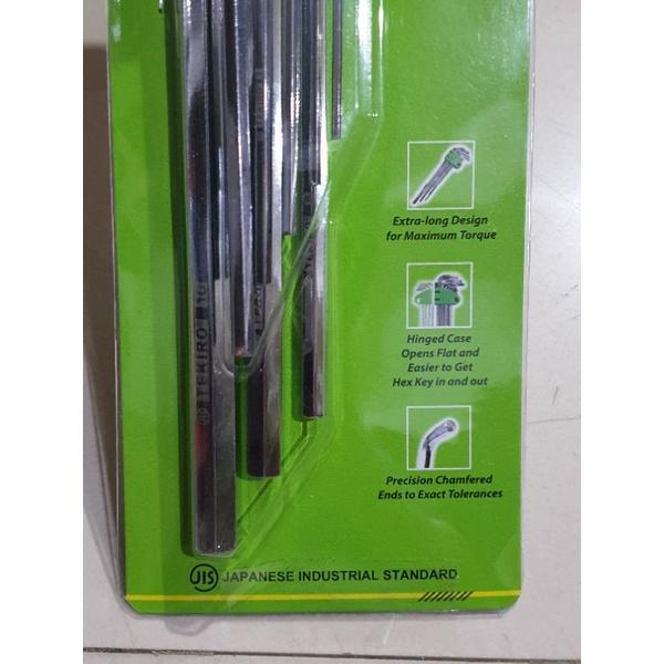 Tekiro Kunci L Set Tekiro Panjang 8 Pcs Kunci L Set Tekiro Panjang 8Pcs