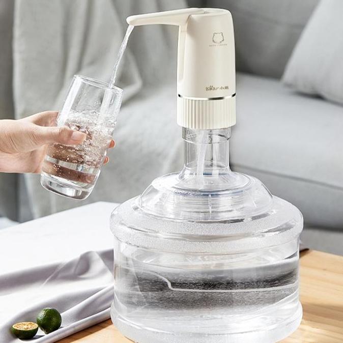 Pompa Air Galon Listrik Dispenser Otomatis Bear dengan Kran Dilipat PROMO