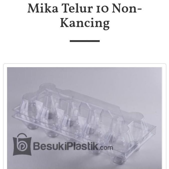 Mika Telur isi 10 Non Kancing / Mika Telur / Mika Telur 10