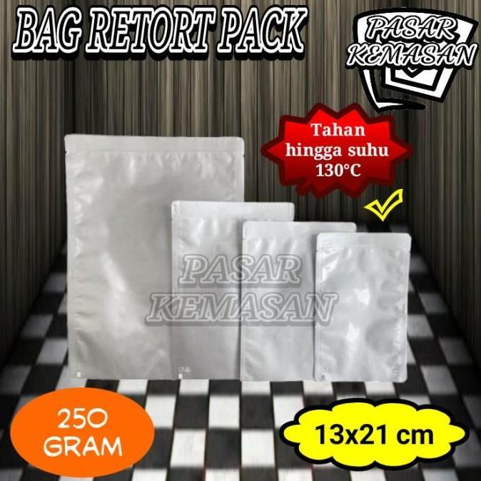 BAG RETORT PACK 250 GRAM KEMASAN FOIL TAHAN PANAS-PRESTO KPACK
