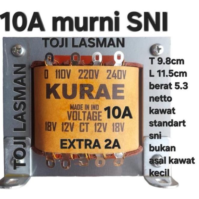 Travo Trafo 10A Besar Murni 10A Ct 10Ampere 10A Besar Murni
