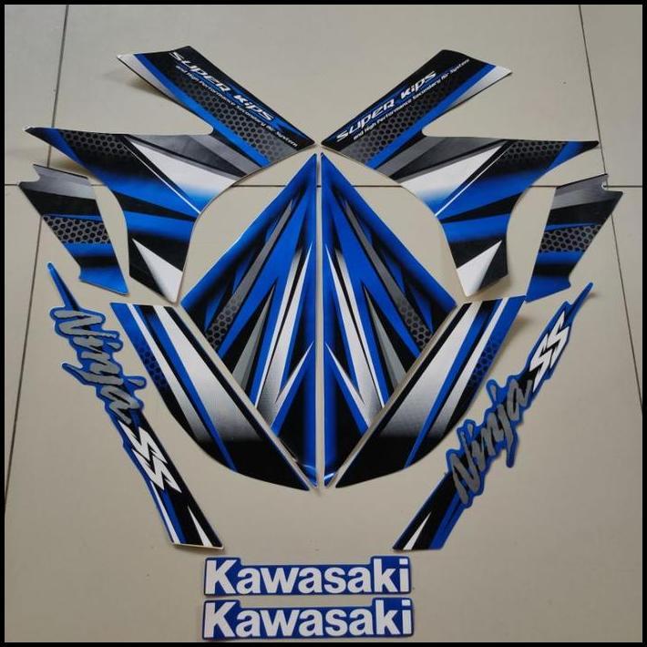 GRATIS ONGKIR (ORI) STRIPING KAWASAKI NINJA SS 2013 BIRU KUALITAS ORIGINAL !!!!!!!